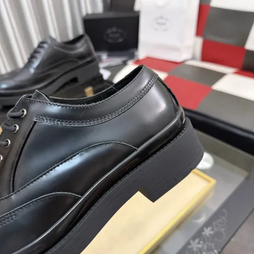 Replica Prada Leather Shoes For Men #1480509 $115.00 USD for Wholesale