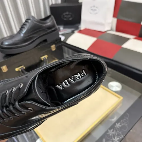 Replica Prada Leather Shoes For Men #1480509 $115.00 USD for Wholesale