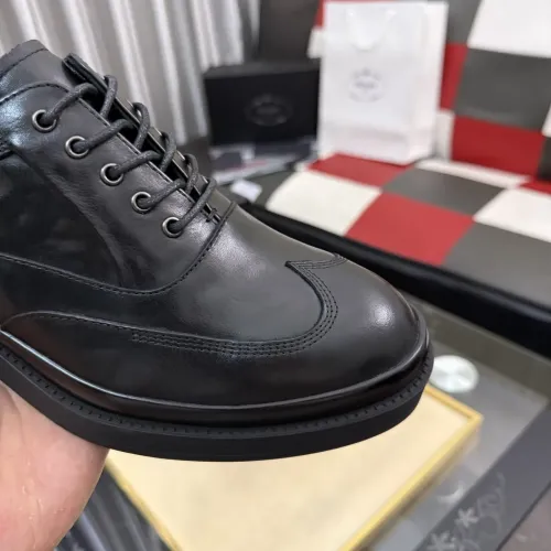 Replica Prada Leather Shoes For Men #1480510 $115.00 USD for Wholesale