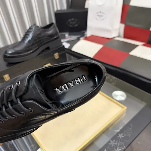Replica Prada Leather Shoes For Men #1480510 $115.00 USD for Wholesale