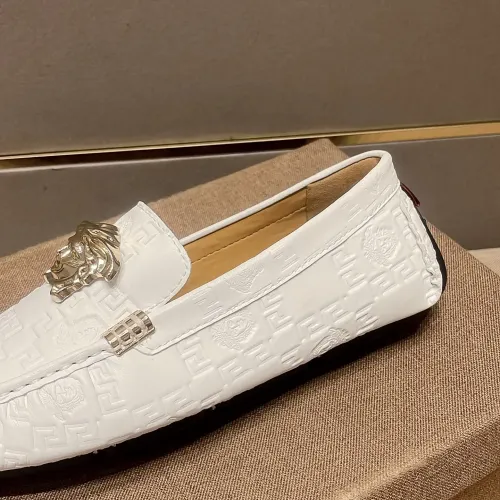 Replica Versace Leather Shoes For Men #1480560 $76.00 USD for Wholesale