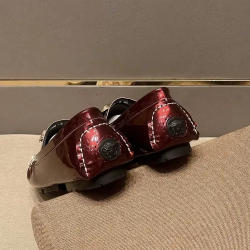 Replica Versace Leather Shoes For Men #1480564 $76.00 USD for Wholesale