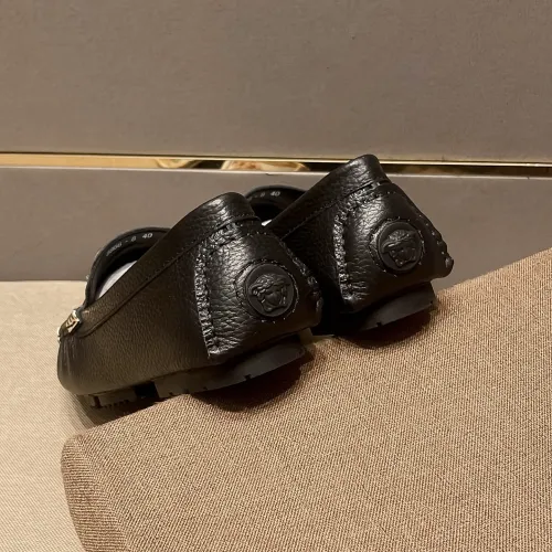 Replica Versace Leather Shoes For Men #1480566 $80.00 USD for Wholesale