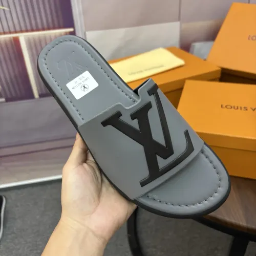 Wholesale Louis Vuitton Slippers For Men #1480588 $52.00 USD, Wholesale Quality Replica Louis Vuitton Slippers