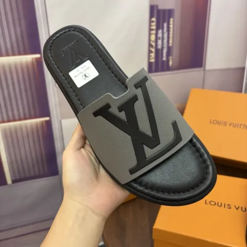 Wholesale Louis Vuitton Slippers For Men #1480589 $52.00 USD, Wholesale Quality Replica Louis Vuitton Slippers
