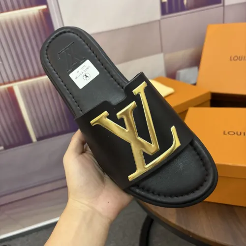 Wholesale Louis Vuitton Slippers For Men #1480600 $52.00 USD, Wholesale Quality Replica Louis Vuitton Slippers
