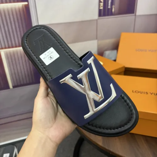 Wholesale Louis Vuitton Slippers For Men #1480603 $52.00 USD, Wholesale Quality Replica Louis Vuitton Slippers
