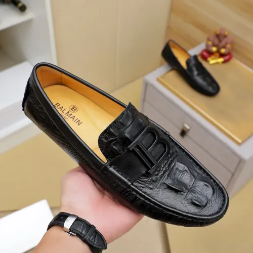 Replica Bally Leather Shoes For Men #1480666 $76.00 USD for Wholesale