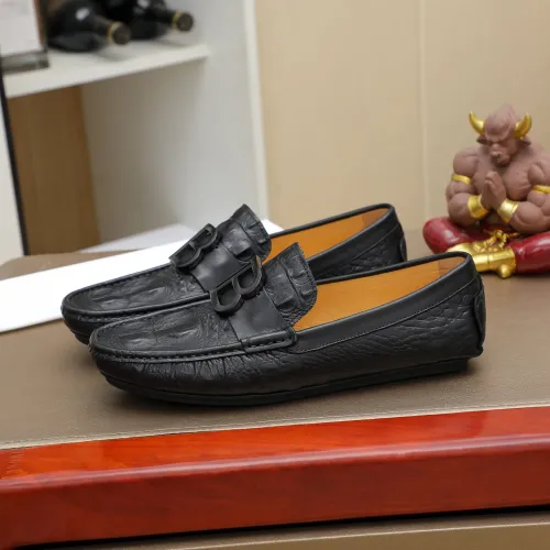 Replica Bally Leather Shoes For Men #1480666 $76.00 USD for Wholesale