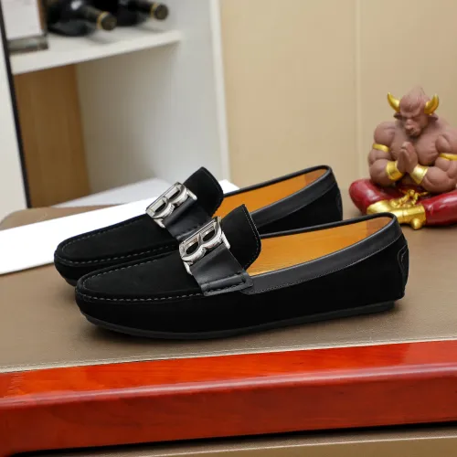 Replica Bally Leather Shoes For Men #1480669 $76.00 USD for Wholesale