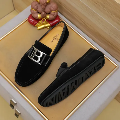 Replica Bally Leather Shoes For Men #1480669 $76.00 USD for Wholesale