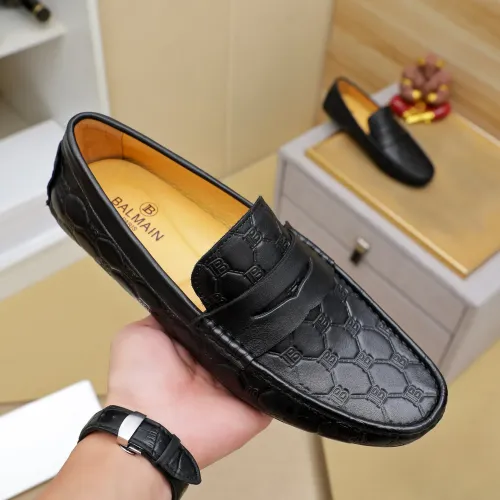 Replica Bally Leather Shoes For Men #1480670 $76.00 USD for Wholesale