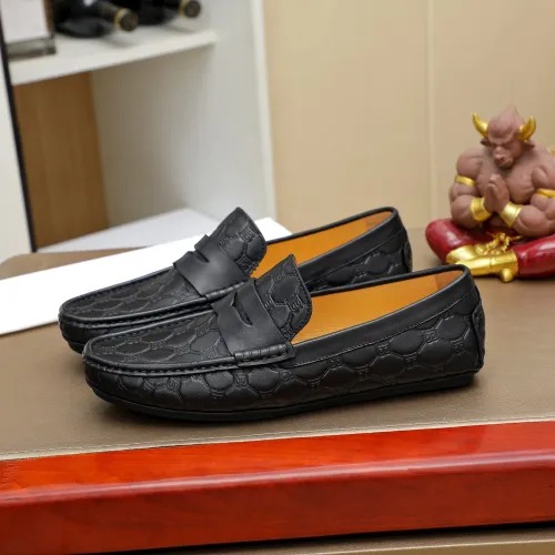 Replica Bally Leather Shoes For Men #1480670 $76.00 USD for Wholesale