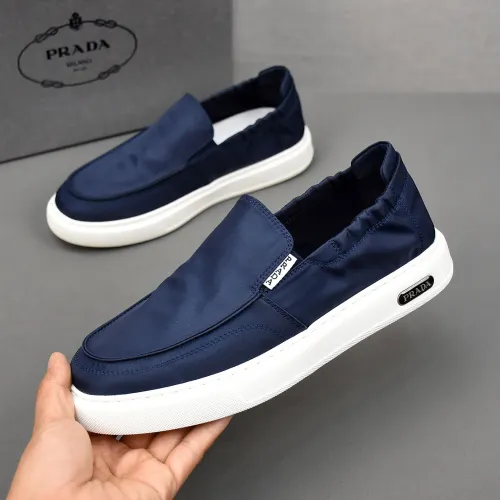 Wholesale Prada Casual Shoes For Men #1480672 $80.00 USD, Wholesale Quality Replica Prada Casual Shoes