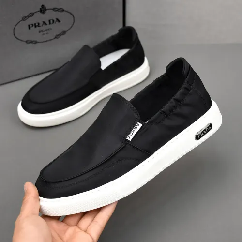 Wholesale Prada Casual Shoes For Men #1480673 $80.00 USD, Wholesale Quality Replica Prada Casual Shoes