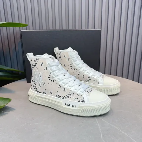 Wholesale Amiri High Tops Shoes For Men #1480717 $112.00 USD, Wholesale Quality Replica Amiri High Tops Shoes
