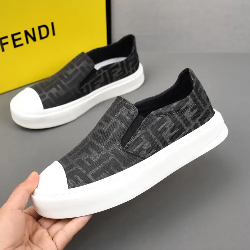Wholesale Fendi Casual Shoes For Men #1480785 $80.00 USD, Wholesale Quality Replica Fendi Casual Shoes