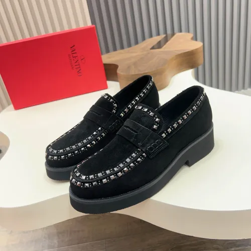 Wholesale Valentino Leather Shoes For Men #1480818 $128.00 USD, Wholesale Quality Replica Valentino Leather Shoes