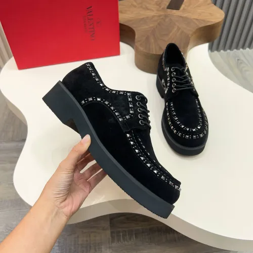 Replica Valentino Leather Shoes For Men #1480820 $128.00 USD for Wholesale
