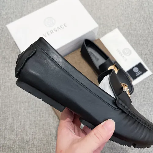 Replica Versace Leather Shoes For Men #1480855 $85.00 USD for Wholesale