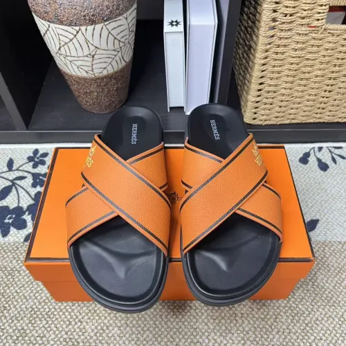 Replica Hermes Slippers For Women #1480890 $60.00 USD for Wholesale