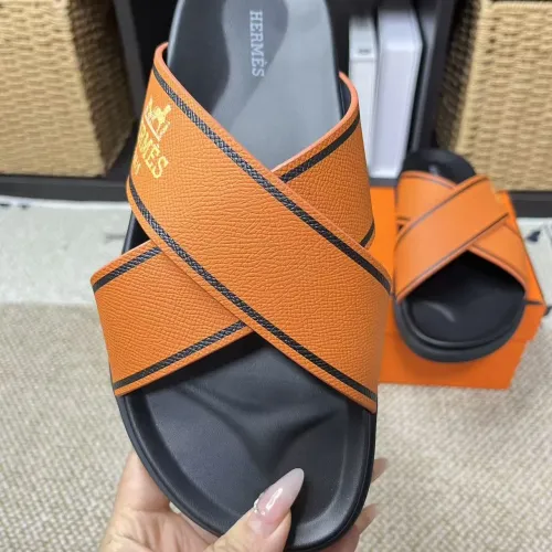 Replica Hermes Slippers For Women #1480890 $60.00 USD for Wholesale