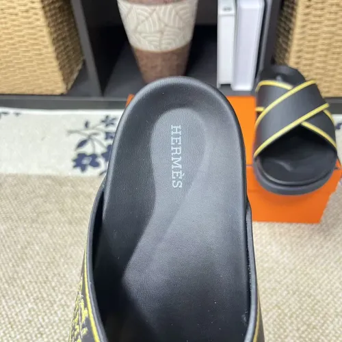 Replica Hermes Slippers For Men #1480891 $60.00 USD for Wholesale
