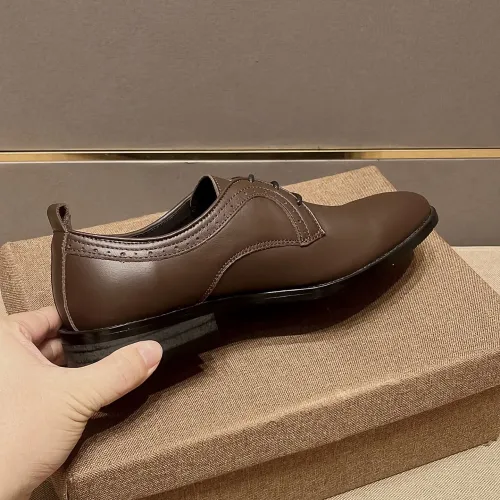 Replica Hermes Leather Shoes For Men #1480976 $82.00 USD for Wholesale