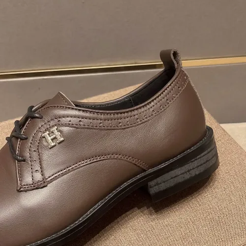 Replica Hermes Leather Shoes For Men #1480976 $82.00 USD for Wholesale