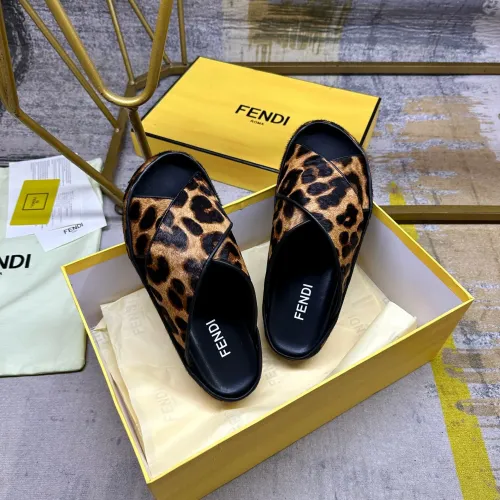 Replica Fendi Slippers For Men #1480981 $92.00 USD for Wholesale