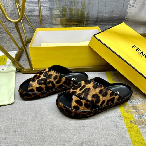Wholesale Fendi Slippers For Women #1480982 $92.00 USD, Wholesale Quality Replica Fendi Slippers