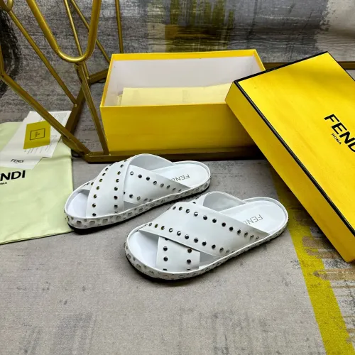 Wholesale Fendi Slippers For Men #1480983 $98.00 USD, Wholesale Quality Replica Fendi Slippers