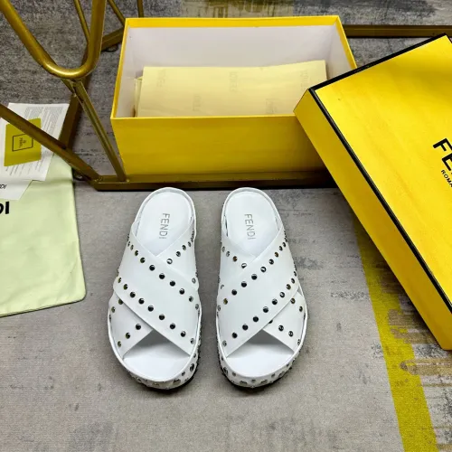 Replica Fendi Slippers For Men #1480983 $98.00 USD for Wholesale