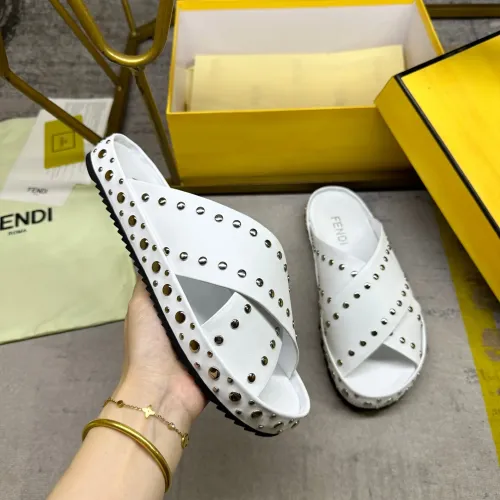 Replica Fendi Slippers For Men #1480983 $98.00 USD for Wholesale