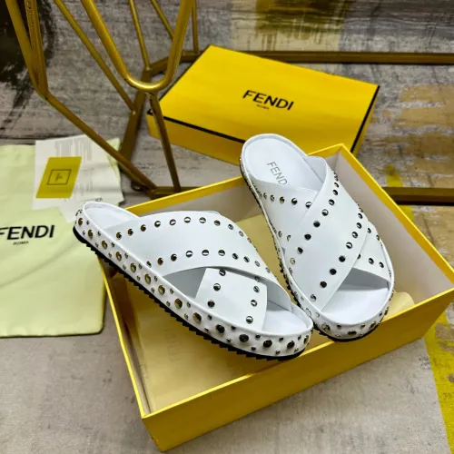 Replica Fendi Slippers For Men #1480983 $98.00 USD for Wholesale