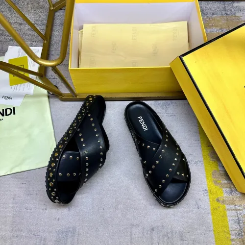 Replica Fendi Slippers For Men #1480985 $98.00 USD for Wholesale