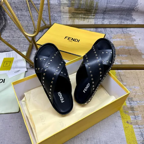 Replica Fendi Slippers For Men #1480985 $98.00 USD for Wholesale