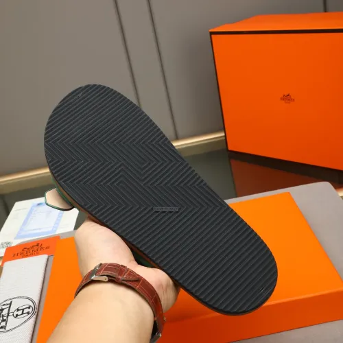 Replica Hermes Slippers For Men #1481001 $68.00 USD for Wholesale