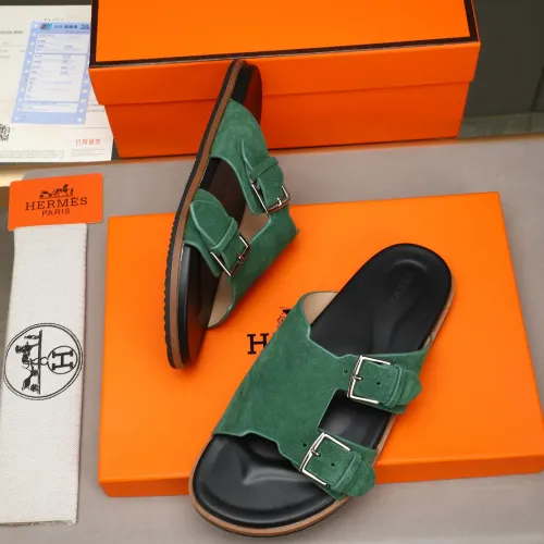 Replica Hermes Slippers For Men #1481001 $68.00 USD for Wholesale
