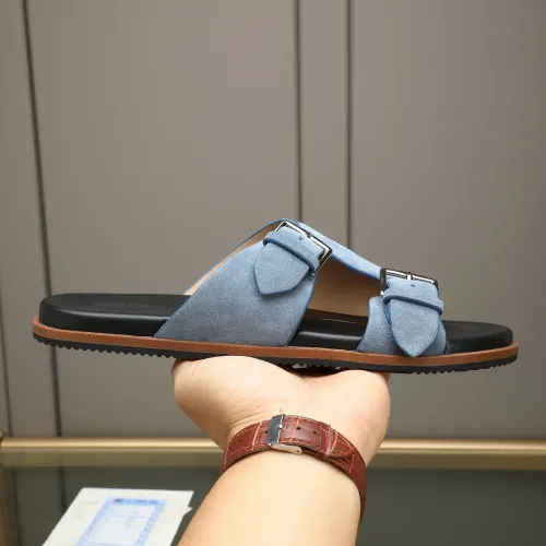 Replica Hermes Slippers For Men #1481002 $68.00 USD for Wholesale