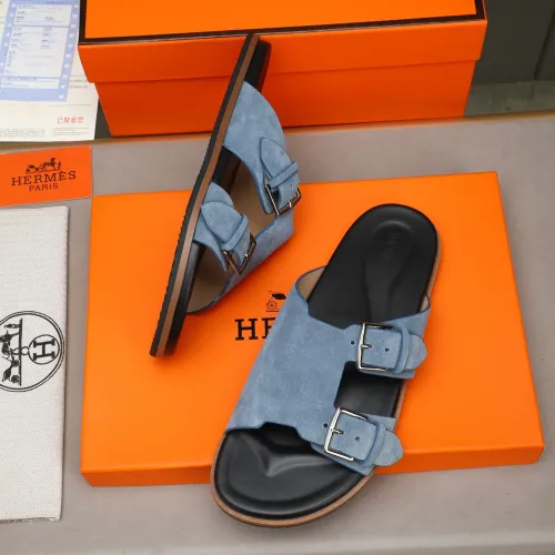 Replica Hermes Slippers For Men #1481002 $68.00 USD for Wholesale