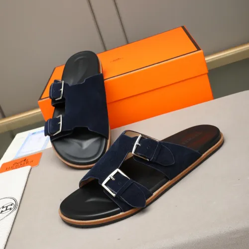 Wholesale Hermes Slippers For Men #1481003 $68.00 USD, Wholesale Quality Replica Hermes Slippers