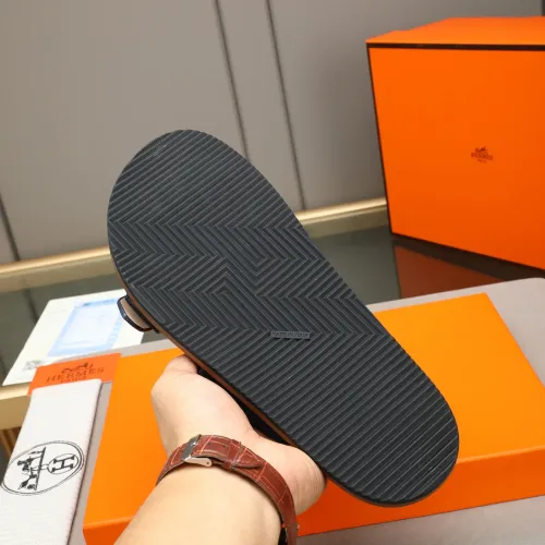 Replica Hermes Slippers For Men #1481003 $68.00 USD for Wholesale