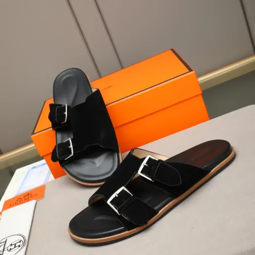 Wholesale Hermes Slippers For Men #1481004 $68.00 USD, Wholesale Quality Replica Hermes Slippers