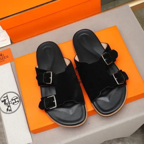 Replica Hermes Slippers For Men #1481004 $68.00 USD for Wholesale