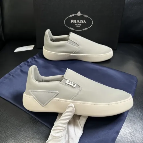 Wholesale Prada Casual Shoes For Men #1481009 $125.00 USD, Wholesale Quality Replica Prada Casual Shoes