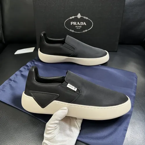 Wholesale Prada Casual Shoes For Men #1481015 $125.00 USD, Wholesale Quality Replica Prada Casual Shoes