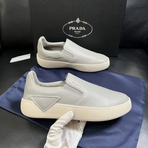 Wholesale Prada Casual Shoes For Men #1481017 $130.00 USD, Wholesale Quality Replica Prada Casual Shoes