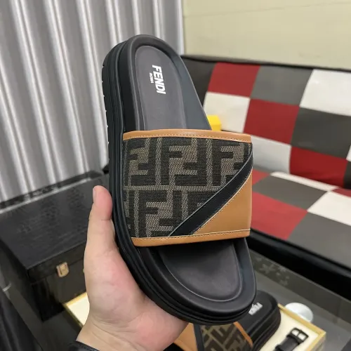 Replica Fendi Slippers For Men #1481154 $60.00 USD for Wholesale