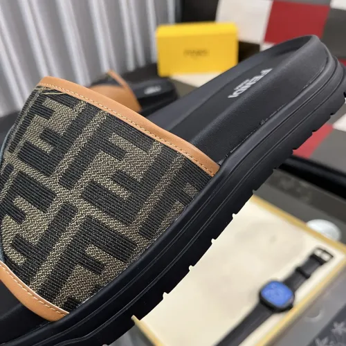 Replica Fendi Slippers For Men #1481154 $60.00 USD for Wholesale